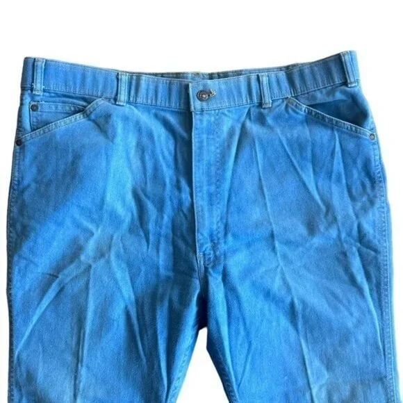 Levi's Vintage Men's 41x29 Jeans Orange Tab Light Wash Denim Straight 70's 80's
